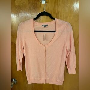 NWT GapBody 3/4 Sleeve Light Pink Cardigan